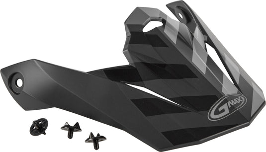 G-Max Visor with Screws for MX-86 Fame Helmets - Dark Gray/Black
