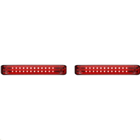 Custom Dynamics PB-SBSEQ-SS6-CR Probeam Sequential LED Saddlebag Light - Chrome With Red Lens