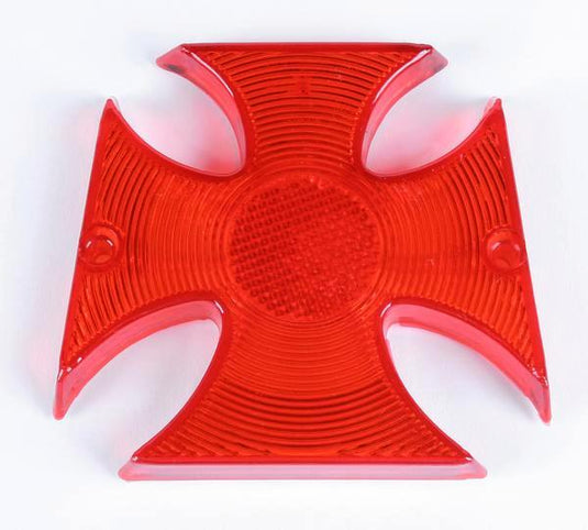 Drag Specialties 2010-0337 Maltese-Style Lens - Red