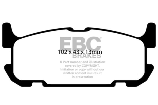 Ebc DP21685 EBC Greenstuff Brake Pad Sets