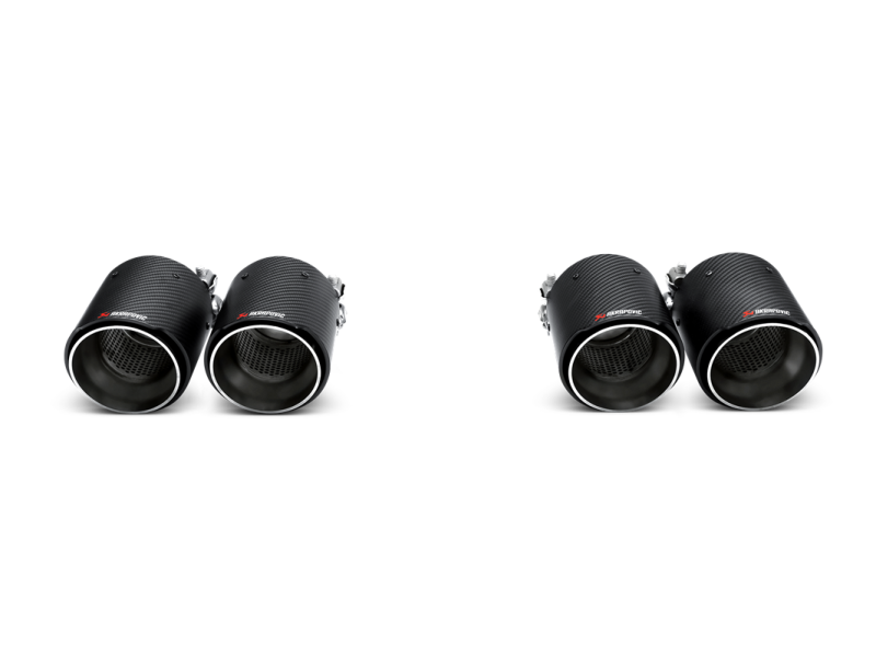 Load image into Gallery viewer, Akrapovic TP-CT/26 AKR Tail Pipe Set - Carbon
