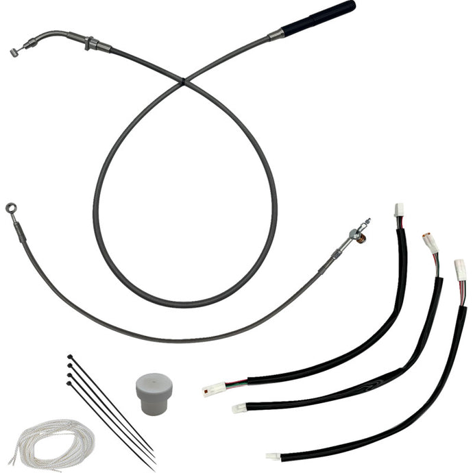 Fat Baggers, Inc. 149918 EZ Install Plus Handlebar Installation Kit - Braided