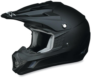 AFX FX-17 Solid Helmet Flat Black Black