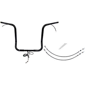 Fat Baggers, Inc. 902216-B 1-1/4in. Plug and Play EZ Install Pointed Top Handlebar Kit - Black