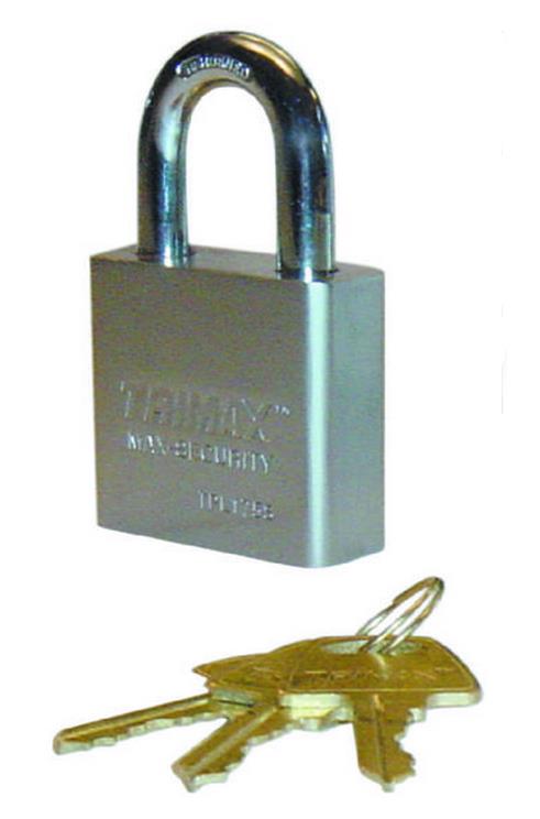 Trimax TPL175S Maximum Security Padlock - 50mm Square Body, 1.25in. x 10mm Shackle