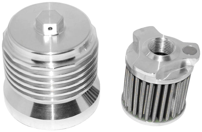 Pc Racing PCS4C FLO Spin On Stainless Steel Oil Filter - Polished