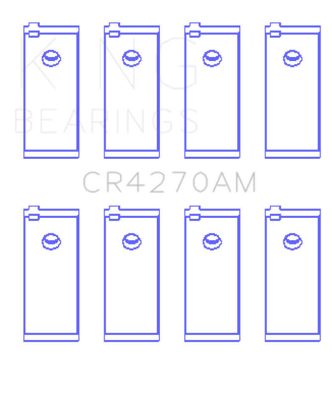 Load image into Gallery viewer, King Engine Bearings CR4270AM KING Connecting Rod Bearings
