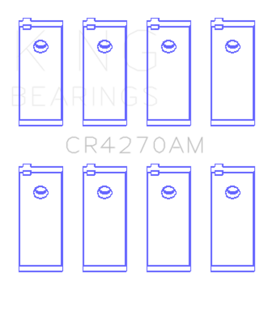 King Engine Bearings CR4270AM KING Connecting Rod Bearings