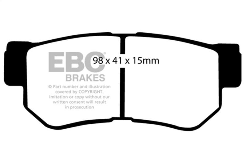 Load image into Gallery viewer, Ebc DP41392R EBC Yellowstuff Brake Pad Sets
