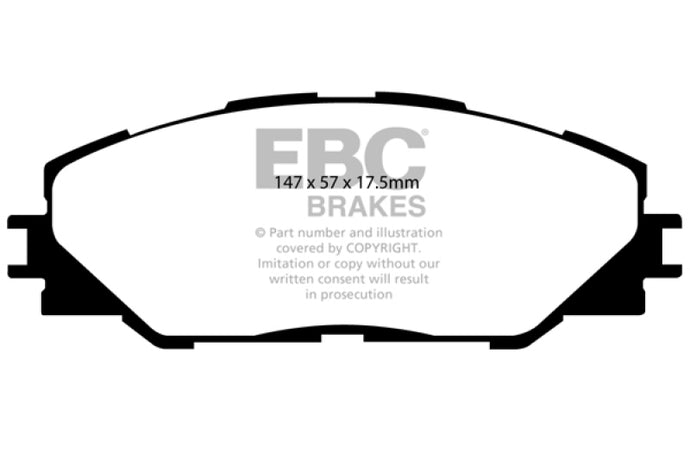 Ebc DP31792C EBC Redstuff Brake Pad Sets