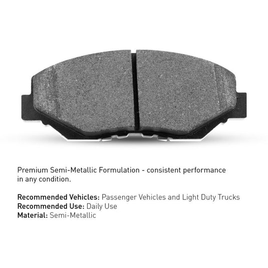 R1 Concepts 2311-1862-09 RNC Semi Met Brake Pads