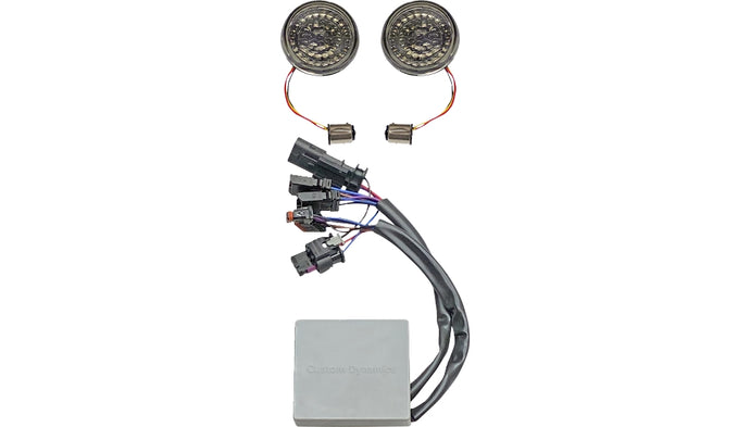 Custom Dynamics CD-STS-RSGST SMART LED 1157 Bullet Turn Signals - Amber/Red