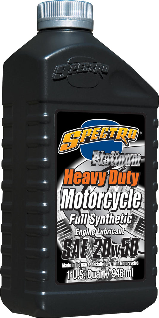 Spectro 310314 Platinum Heavy Duty Full Syn - 20W50 - 1qt. - 12/Case