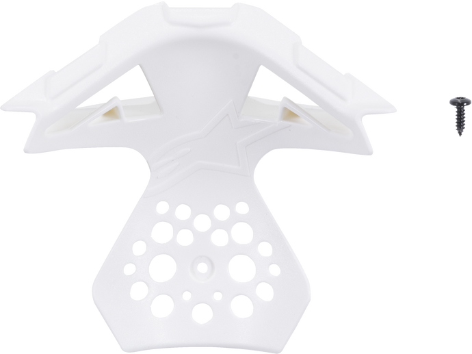 Alpinestars Chin Vent Frame for S-M10/S-M8 Helmets - Glossy White - Md/2XL
