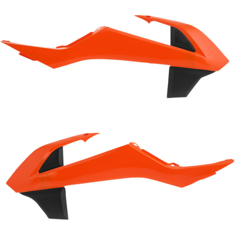 Acerbis 2449705226 Radiator Shrouds - Orange