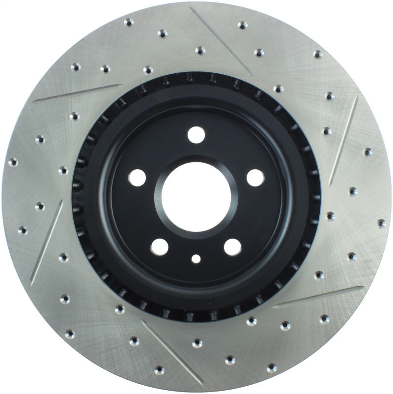 Load image into Gallery viewer, Stoptech 127.62124R ST Slot &amp; Drill Brake Rotors
