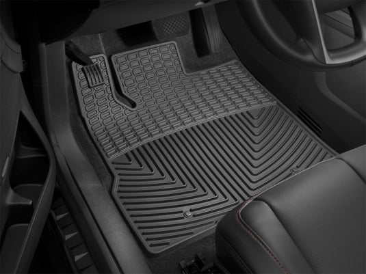 Weathertech W26-W70 WT Rubber Mats - Front - Blk