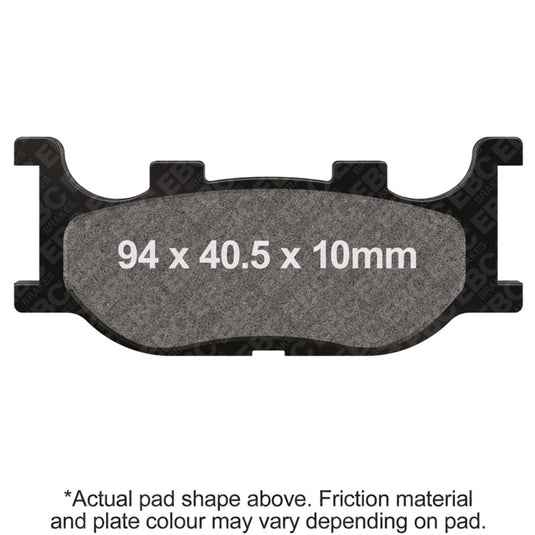 Ebc Powersports FA199V EBC Semi-Sint Vee Brake Pads