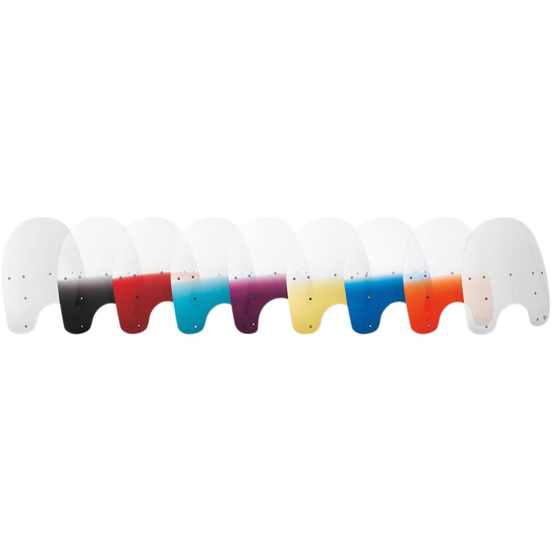 Memphis Shades Replacement Plastic for Fats Windshield (7in. Cutout) - 15in. - Solar Tinted