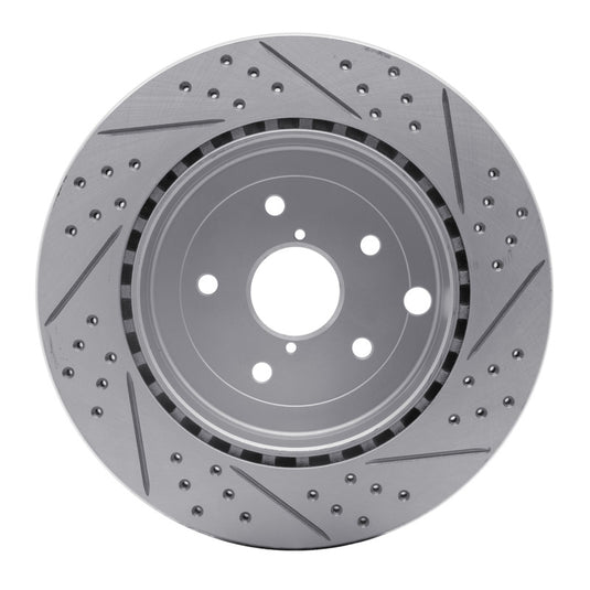 R1 Concepts 830-13022L RNC Geo-Carbon Rotor - Drill & Slot