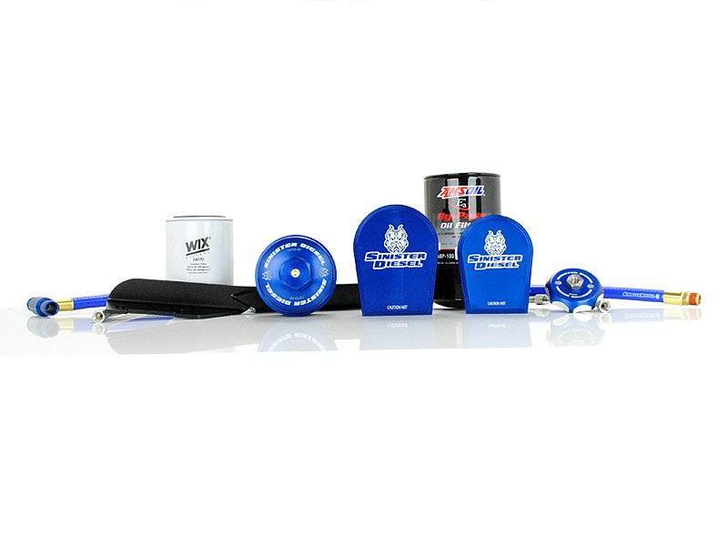Load image into Gallery viewer, Sinister Diesel SD-EOF-CF-6.0 SIN External Oil Filter System

