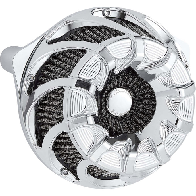 Arlen Ness 600-230 Inverted Series Air Cleaner Kit - Drift - Chrome