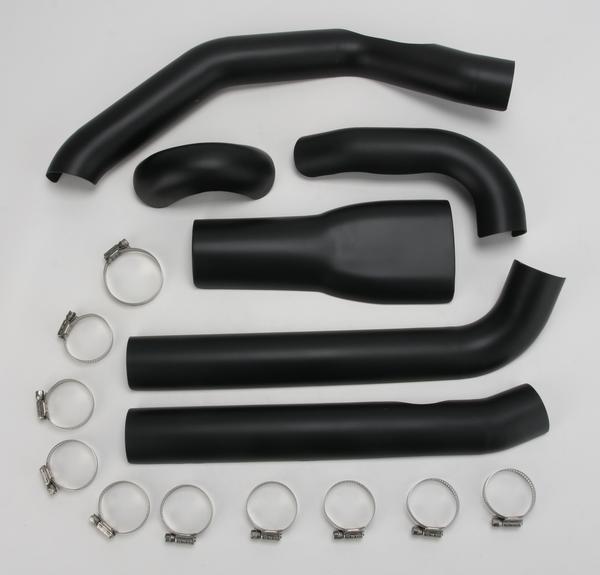 Bassani Manufacturing HS-FLH-637CLB Heat Shields for 2-Into-1 Exhaust System - Black
