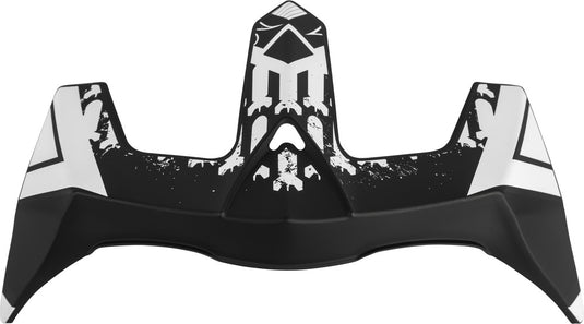 Fly Racing Rear Spoiler for Revolt Helmets - White/Black