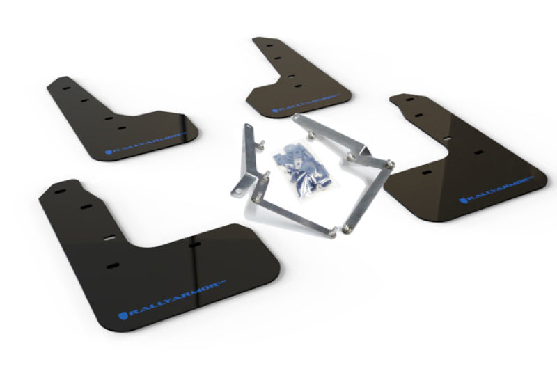 Load image into Gallery viewer, Rally Armor MF51-UR-BLK/BL RAL UR Blk Flap/Blue Logo
