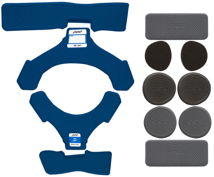Pod K8 Knee Pad Set - Left - Blue