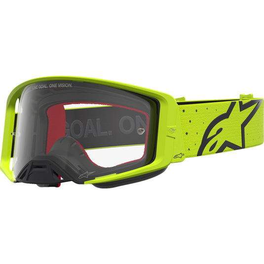 Alpinestars Supertech Vesta Goggles (One Size Fits All, Black/Yellow)