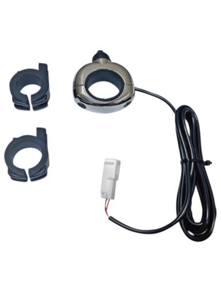 Custom Dynamics CD-AUX-UNV-C Auxiliary Handlebar Mounted On/Off Switches - Gloss Black