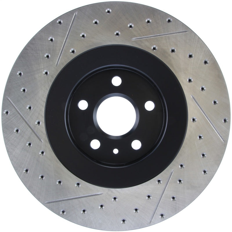 Load image into Gallery viewer, Stoptech 127.62128L ST Slot &amp; Drill Brake Rotors
