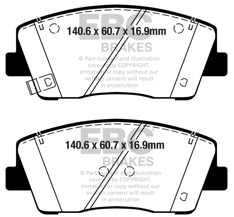 Load image into Gallery viewer, Ebc DP32358C EBC Redstuff Brake Pad Sets
