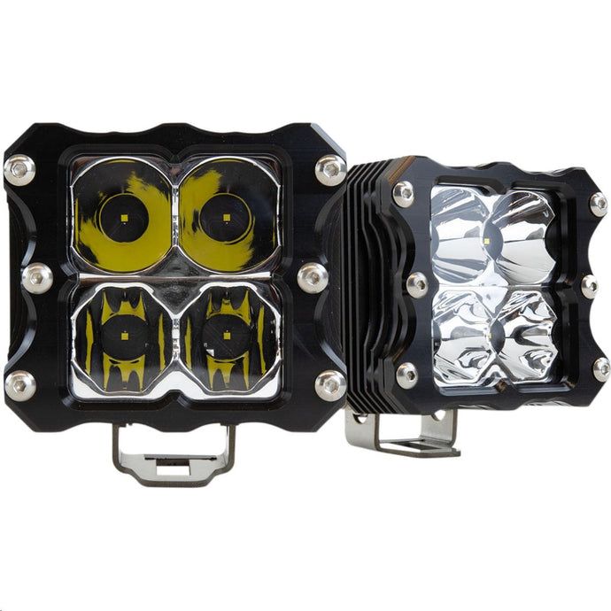 Heretic Studio 52209 6-Series Quattro Combination Spot/Flood Light - Black