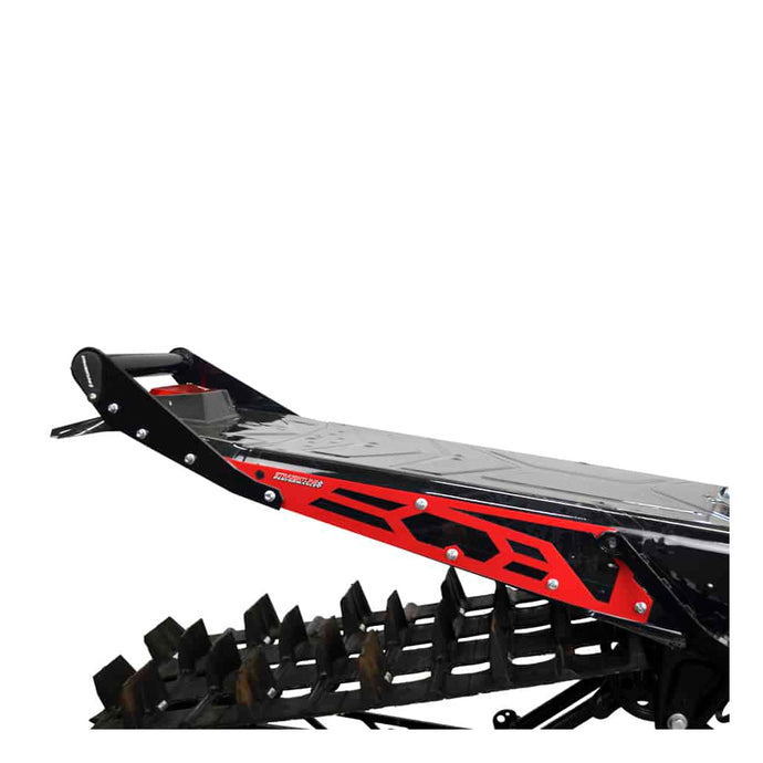 Straightline Performance 182-122-RED Hide N Go Rear Bumper - Black/Red