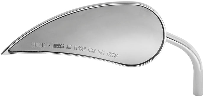Arlen Ness 13-073 Micro Die-Cast Rad III Teardrop Right Mirror - Chrome