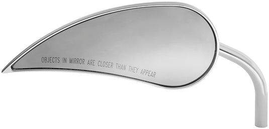 Arlen Ness 13-073 Micro Die-Cast Rad III Teardrop Right Mirror - Chrome