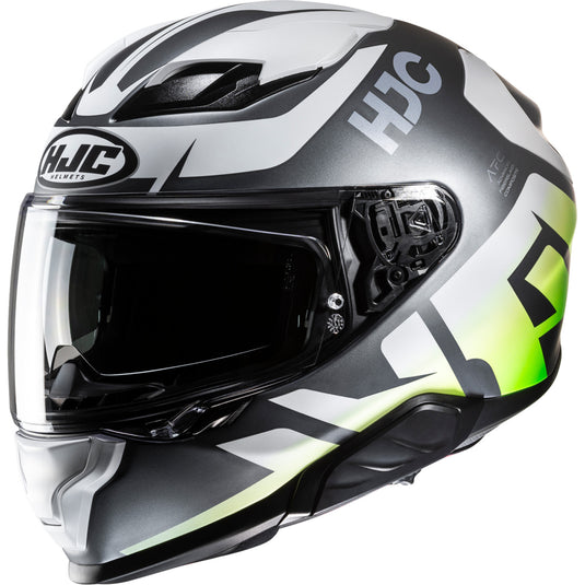 Hjc F71 Bard Helmet (Small, Semi-Flat Hi-Viz Green (MC-4HSF))
