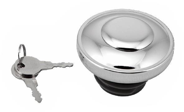 Harddrive 03-0318A-A Screw in with Lock and Cover Vented Gas Cap - Chrome