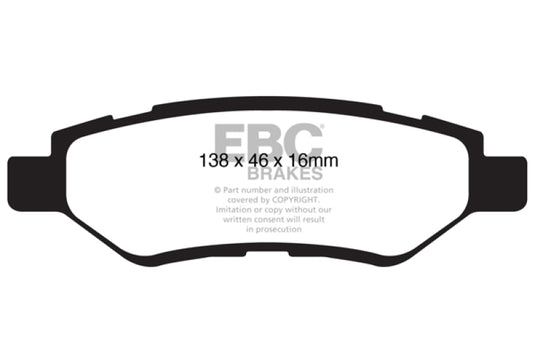 Ebc DP31829C EBC Redstuff Brake Pad Sets