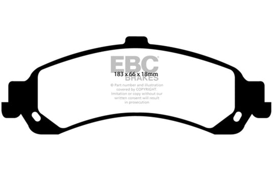 Ebc DP41635R EBC Yellowstuff Brake Pad Sets