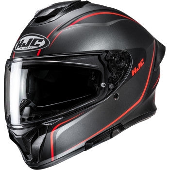 Hjc C71 Quez Helmet (Large, Semi-Flat Red (MC-1SF))