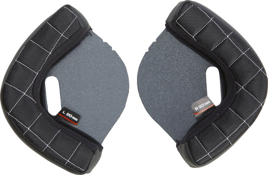 Highway 21 Cheek Pads for .38 Retro Helmets - 25mm