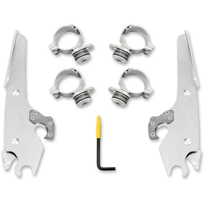 Memphis Shades MEK2027 Batwing Fairing for Trigger-Lock Mounting Kit - Polished