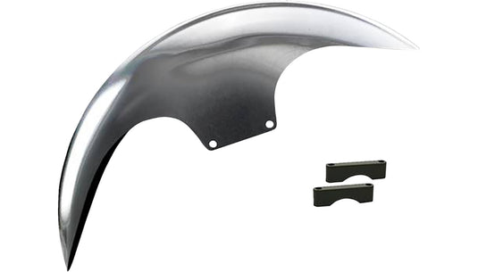 Paul Yaffe Originals PYO:CAFE-21-13E-B Cafe Front Fender for 21in. Wheel  - Black Spacers