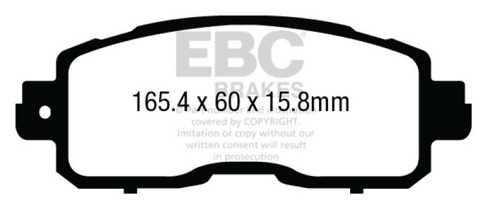 Ebc DP23011 EBC Greenstuff Brake Pad Sets