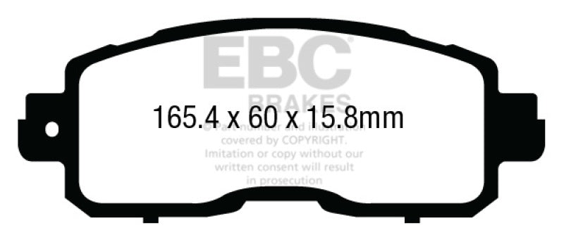Load image into Gallery viewer, Ebc DP23011 EBC Greenstuff Brake Pad Sets

