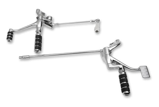 Drag Specialties 1622-0488 Sportster Forward Control Kit - 2in. Extended - Chrome