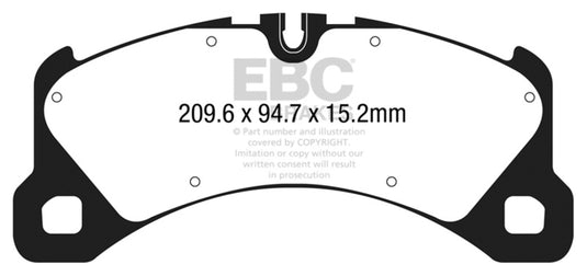 Ebc DP42203R EBC Yellowstuff Brake Pad Sets